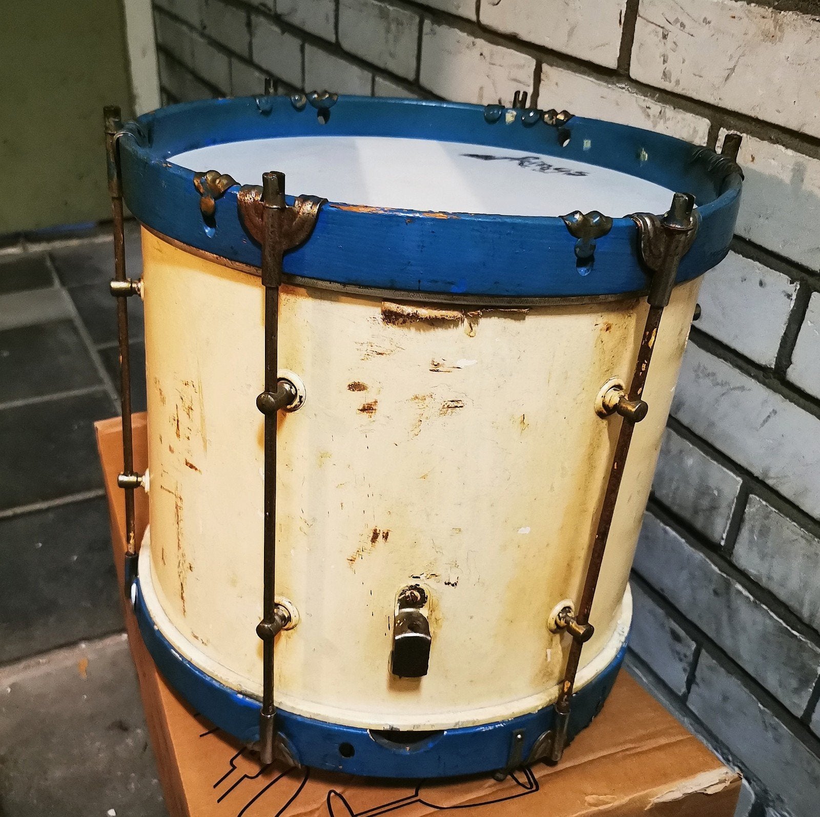 Vintage tamboer trommel, Ophalen of Verzenden