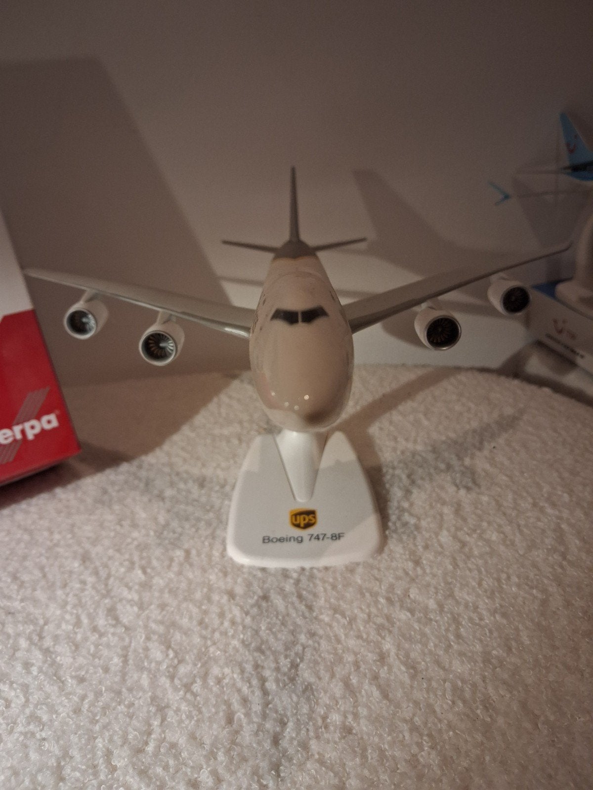 Herpa Snap-Fit UPS Boeing 747-8F Vliegtuigmodel, Hobby en Vrije tijd, Overige merken, 1:200 of kleiner, Ophalen of Verzenden, Zo goed als nieuw