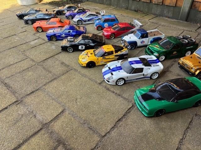 Per stuk te koop: Tamiya TT-01, -01E, 002, M-02 en M-05, Elektro, Nieuw, Ophalen of Verzenden, Schaal 1:10