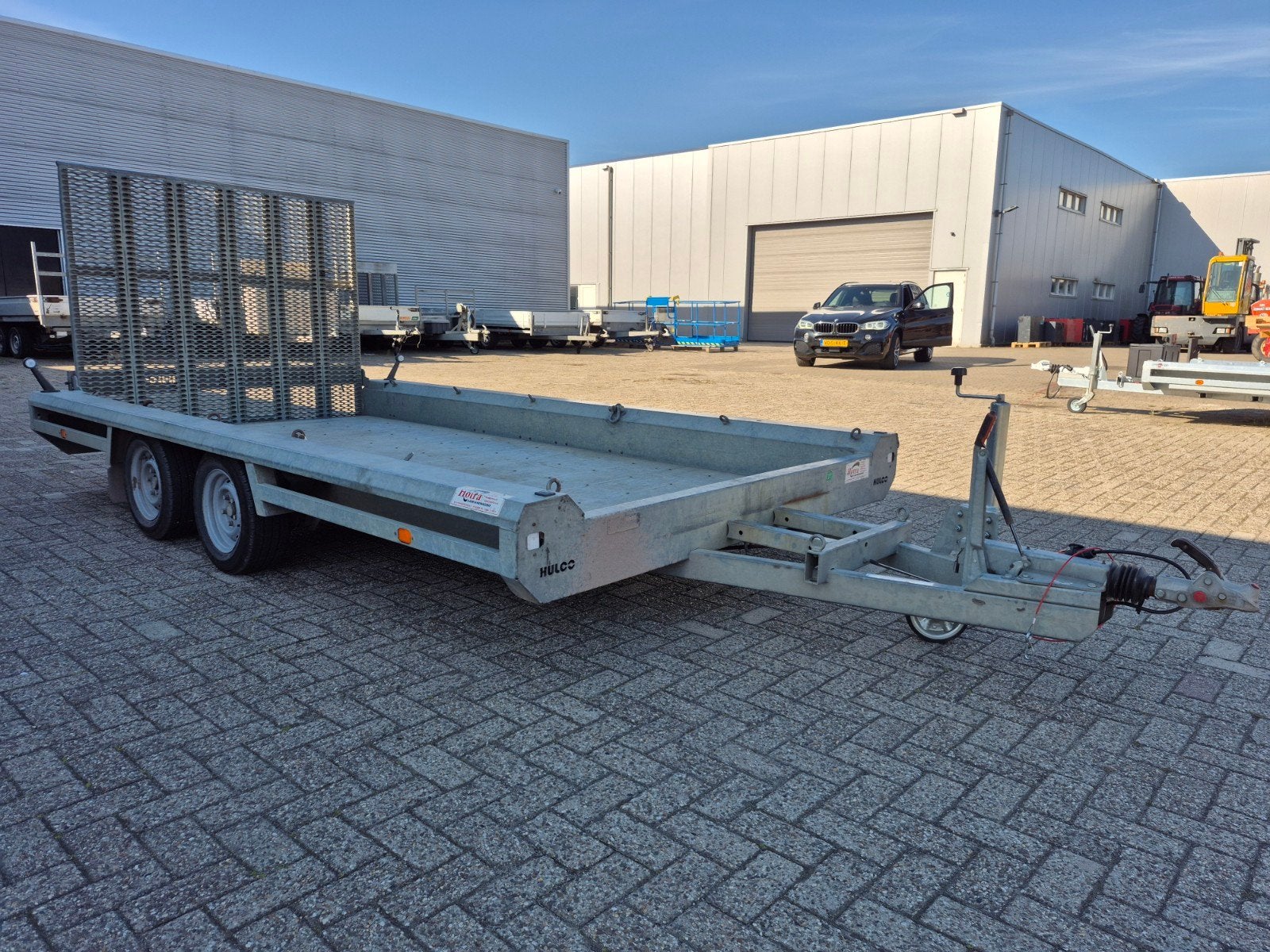 Hulco terrax machinetransporter, Auto diversen, Aanhangers en Bagagewagens, Ophalen, Gebruikt