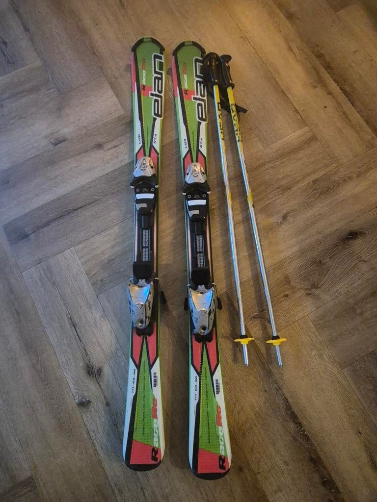 Elan Race RC ski's 120cm - Prima staat, klaar voor de piste!, Overige merken, Gebruikt, 100 tot 140 cm, Ophalen of Verzenden