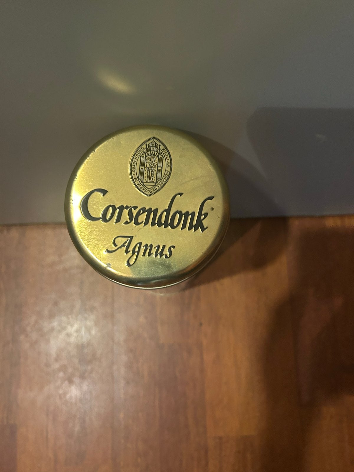 Corsendonk Agnus bierfles in originele koker, Verzamelen, Ophalen, Nieuw, Flesje(s), Overige merken