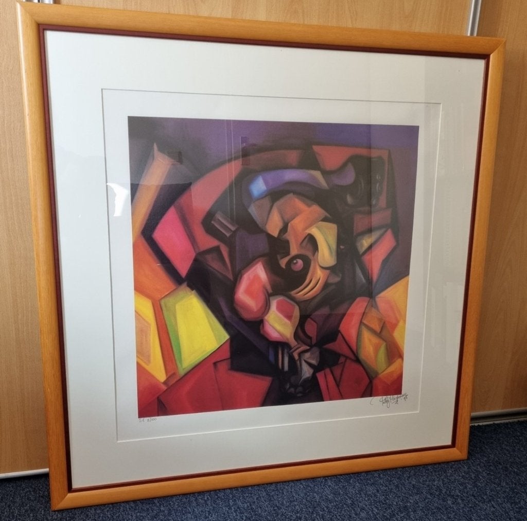 Patty Harpenau - With Compliments zeefdruk, Antiek en Kunst, Kunst | Litho's en Zeefdrukken, Zeefdruk, Gelimiteerde oplage, Ophalen