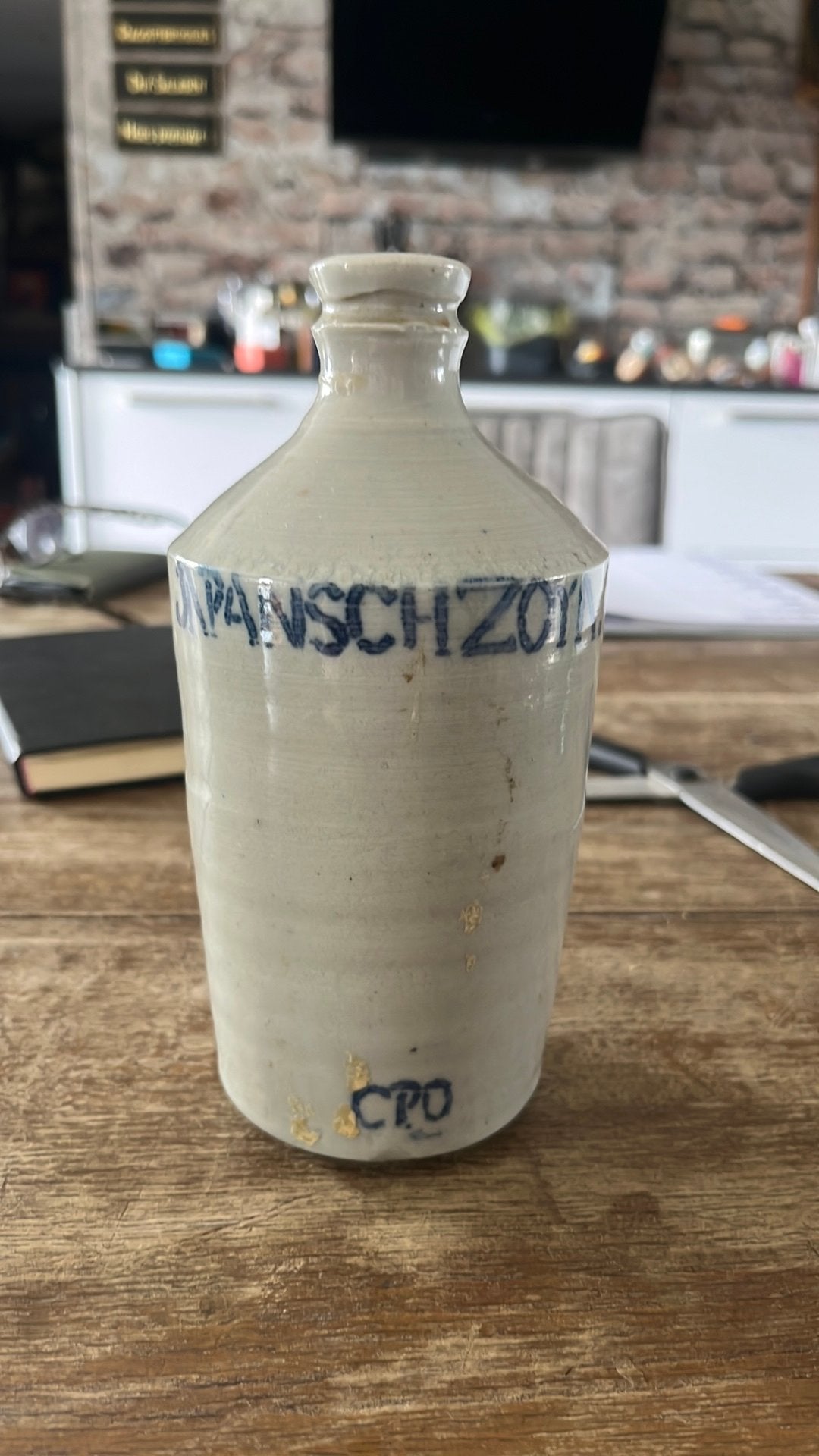 Oude soya kruik “JAPANSCHZOYA" and "CPD" 1800 - 1850, Antiek en Kunst, Ophalen of Verzenden