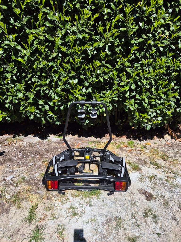 Fietsendrager Hapro Atlas 2, Auto diversen, Ophalen, 2 fietsen, Gebruikt, Trekhaakdrager