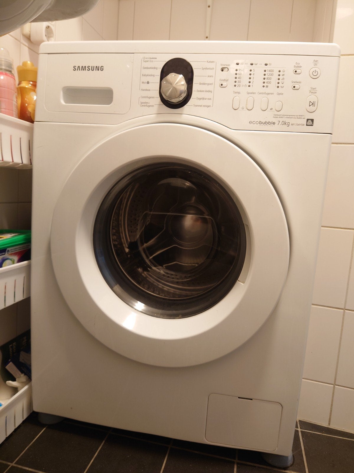 Samsung wasmachine, Ophalen, Gebruikt, 85 tot 90 cm, 1200 tot 1600 toeren