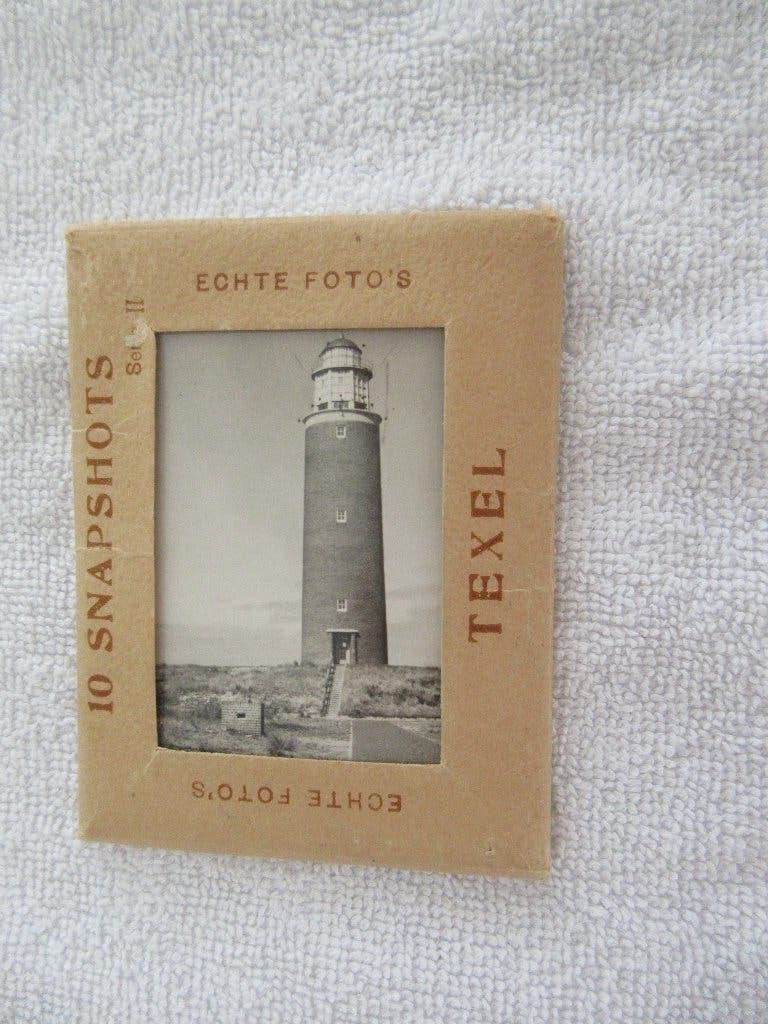 Texel 10 snapshots met o.a veerboot De Dokter Wagenmaker., Ophalen of Verzenden, 1920 tot 1940, Ongelopen, Waddeneilanden