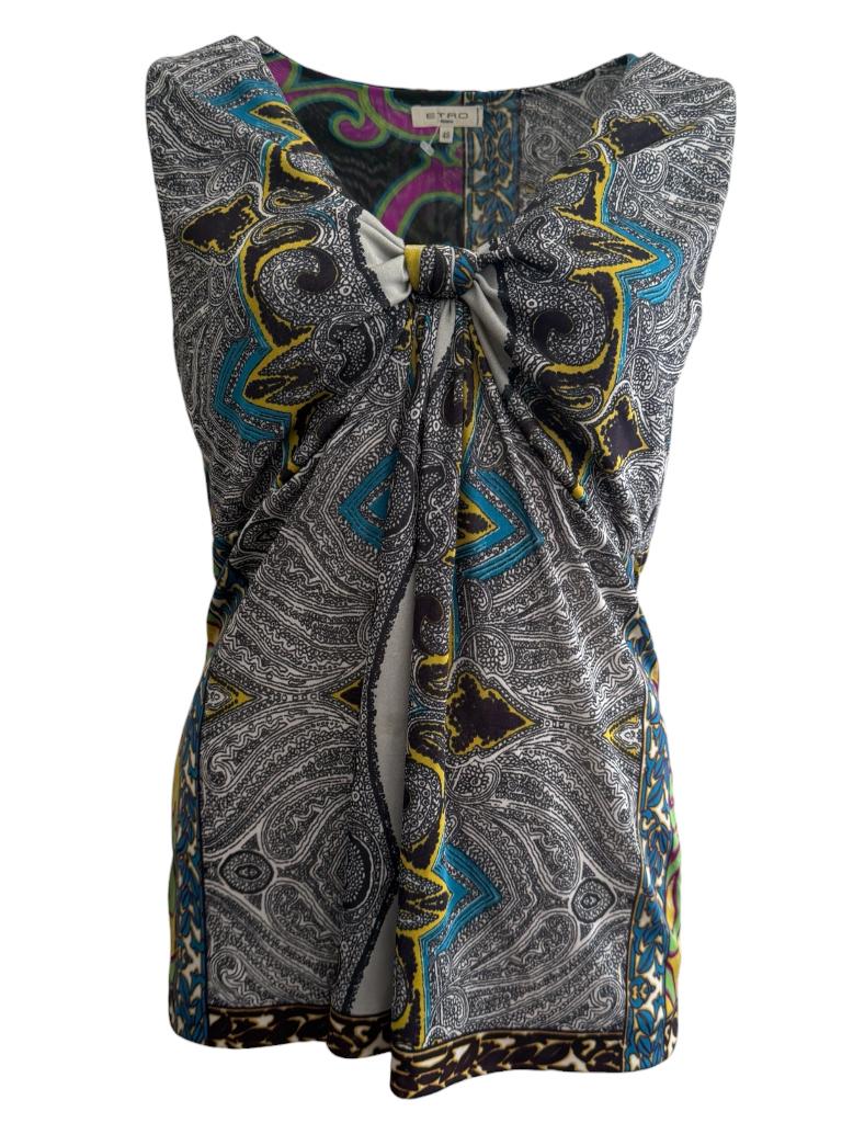 Etro top L, Ophalen of Verzenden, Zo goed als nieuw, Zonder mouw