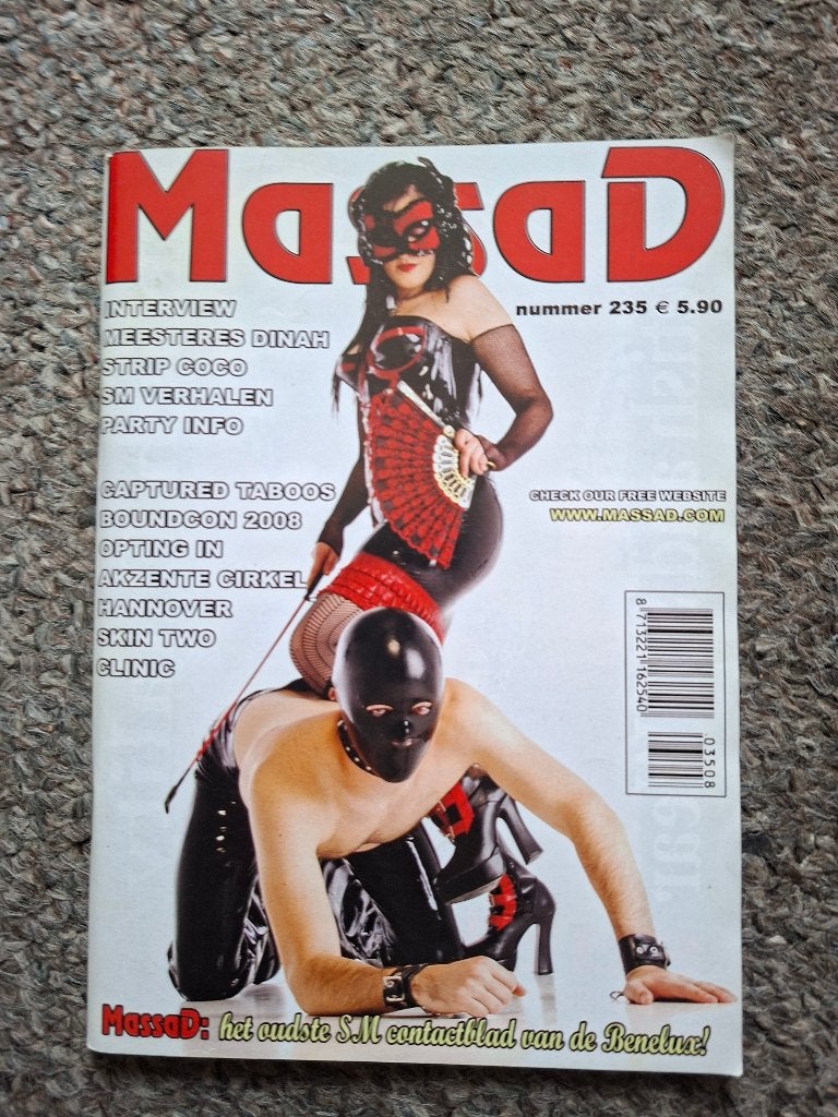 MassaD BDSM-lifestylemagazine/ nr 235/erotiek, Verzamelen, Verzenden, 1980 tot heden, Tijdschrift
