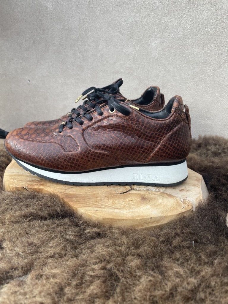 Fred de la Bretoniere Slangleren sneakers, Fred de la Bretoniere, Bruin, Verzenden, Nieuw