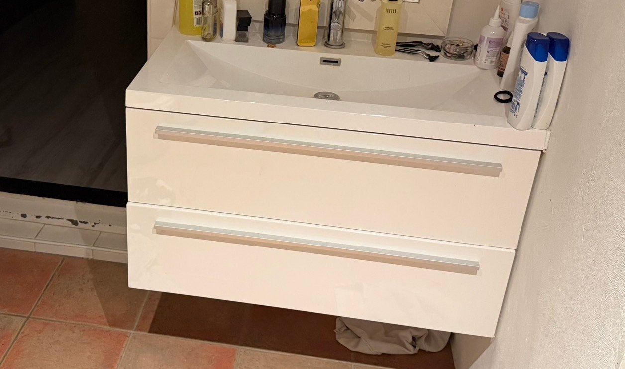 Wasbak, Zo goed als nieuw, Minder dan 100 cm, Wasbak of Wastafel, 25 tot 50 cm