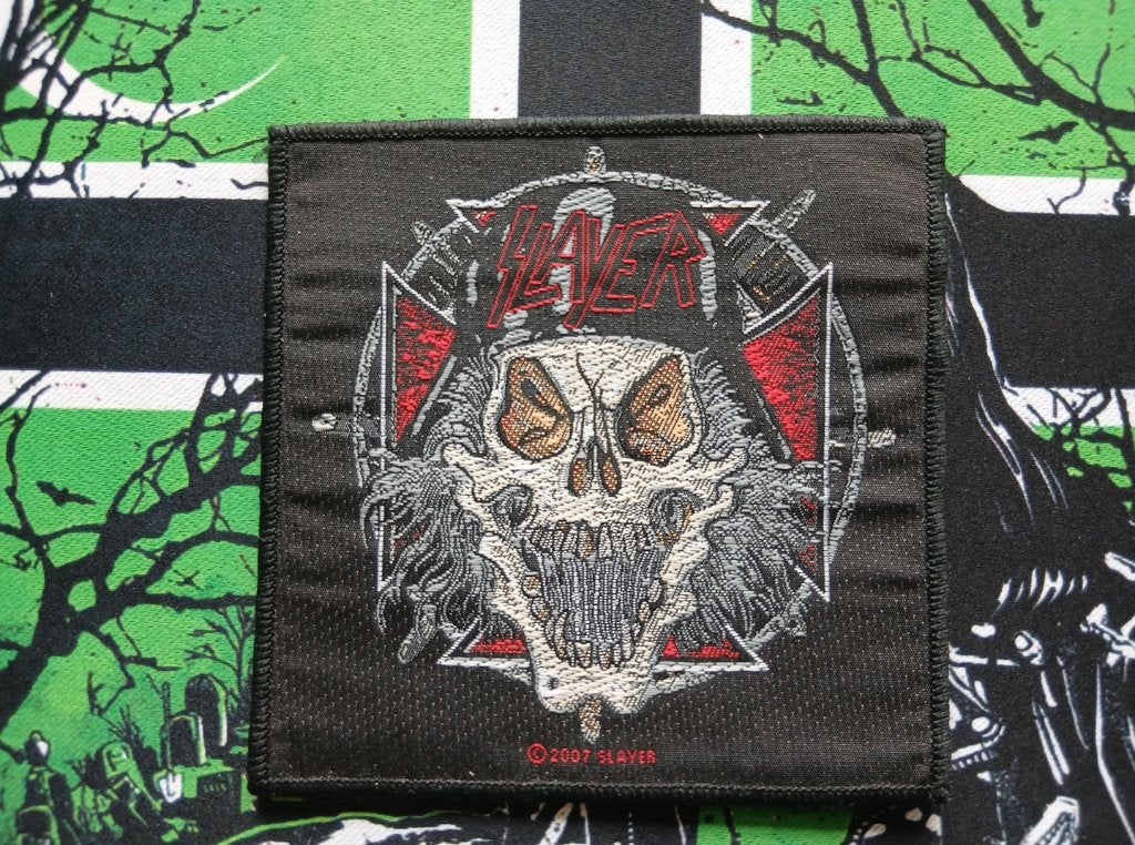 Slayer zeer  mooie officiele patch 37 official 2007 nieuw, Verzenden, Nieuw, Kleding