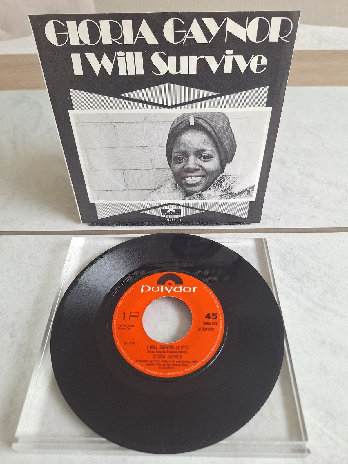 Single van   GLORIA GAYNOR  // I  WIIL  SURVIVE ...uit 1978, Ophalen of Verzenden, Zo goed als nieuw, Overige formaten