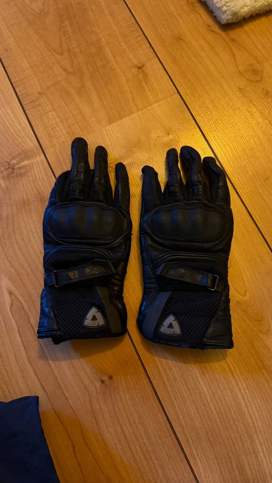 rev’it schoeller leren motor handschoenen dames maat M, Ophalen of Verzenden, Tweedehands, Dames, Handschoenen