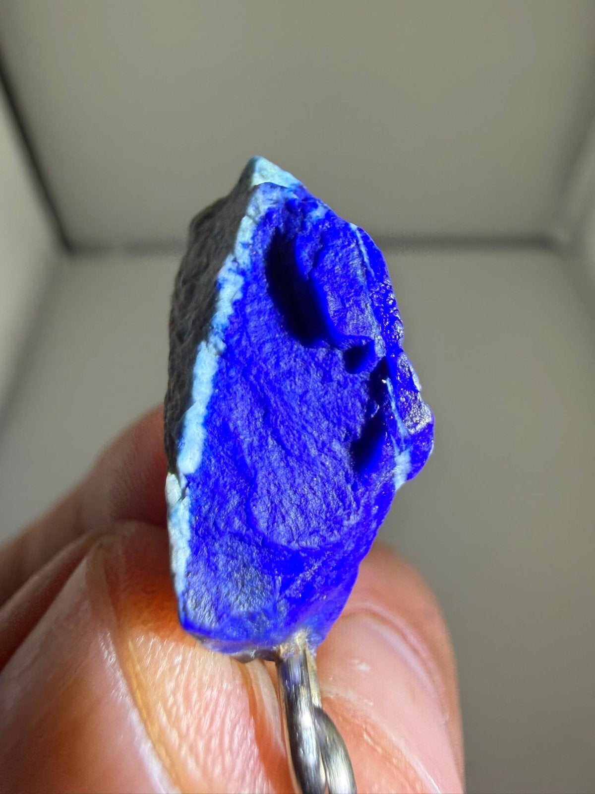 Lapis Lazuli Hanger N730 - Ruwe Steen - 3.6g - 42x15x8mm, Overige voorstellingen, Blauw, Onbekend, Nieuw
