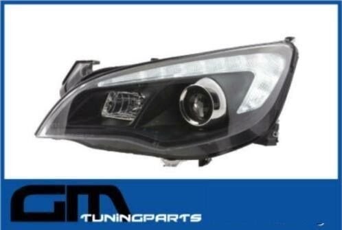 Led dagrij koplampen opel astra J zwarte uitvoering, -, -, Opel, Nieuw