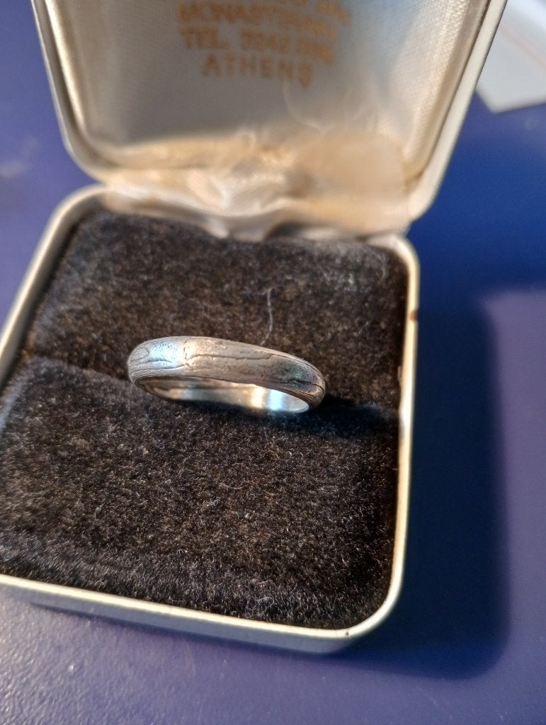 zilveren Verlovings Ring, Ophalen of Verzenden, 17 tot 18, Dame, Zilver