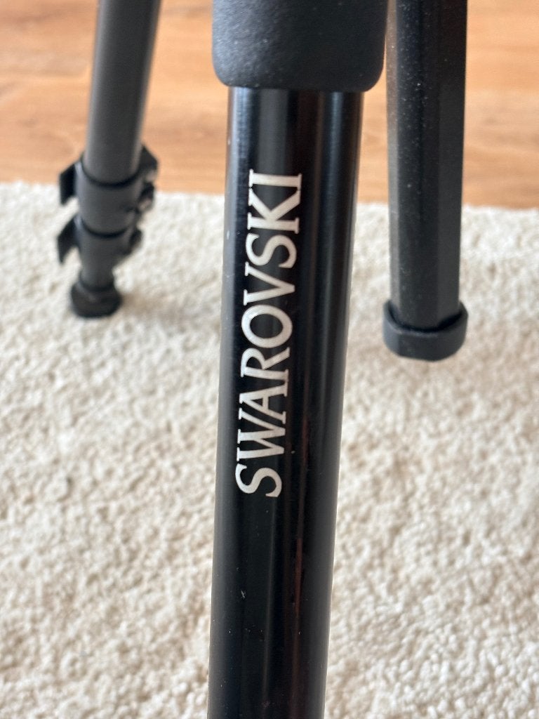 Swarovski driepoot statief voor camera of (vogel-)kijker., Ophalen, Driepoot, 175 cm of meer, Flexibele poten