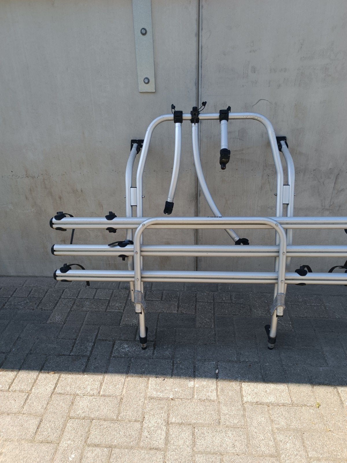 Atera Fietsenrek voor Camper- bus- 3 Fietsen, Ophalen, 3 fietsen of meer, Gebruikt, Achterklepdrager