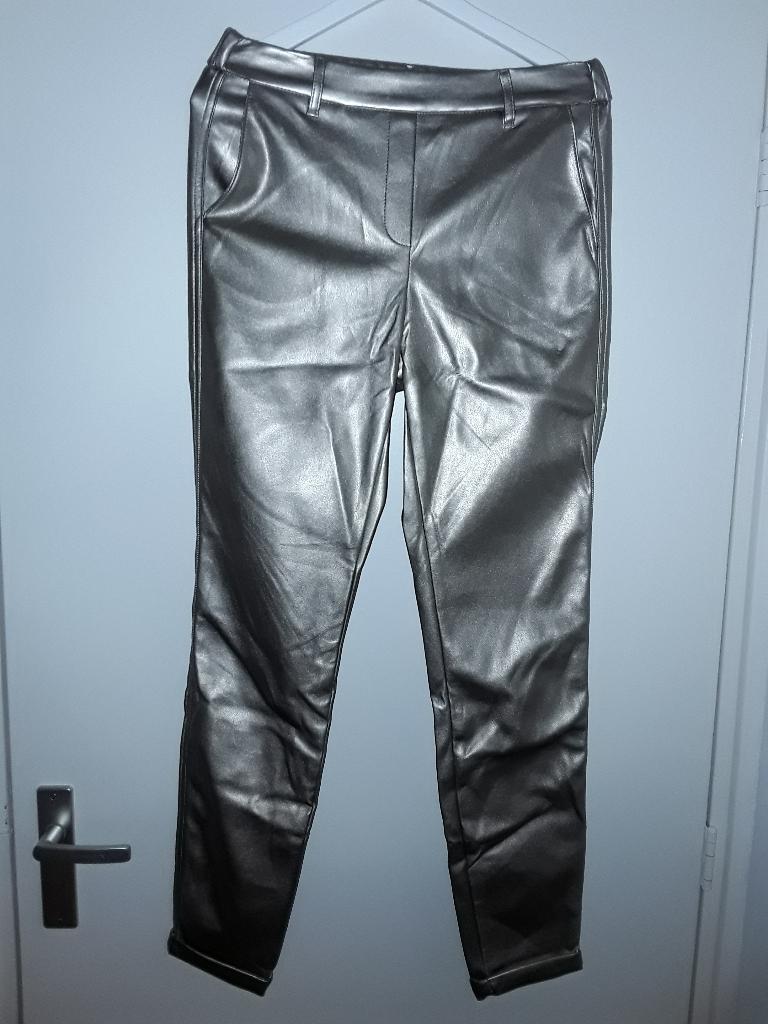 NUKUS Goud Kleurige Broek Maat M, Kleding | Dames, Maat 38/40 (M), Overige kleuren, Ophalen of Verzenden, Zo goed als nieuw
