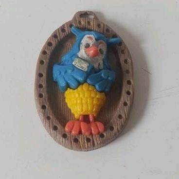 Oude hanger Fabeltjeskrant meneer de Uil vintage, Verzamelen, Ophalen of Verzenden
