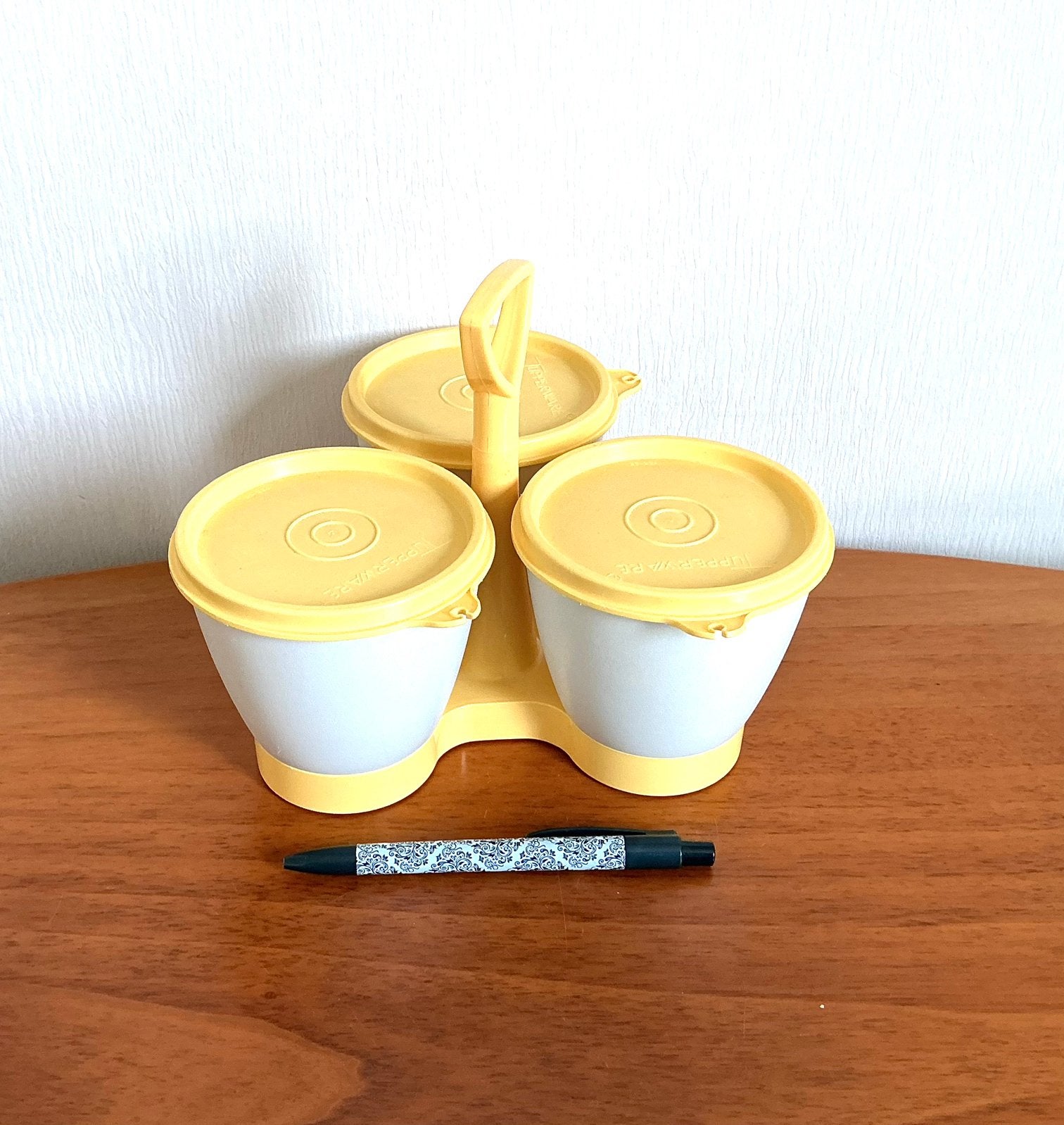 Tupperware Retro Carrousel Party Trio. Voor zoetbeleg €8,00., Ophalen of Verzenden, Zo goed als nieuw, Overige typen
