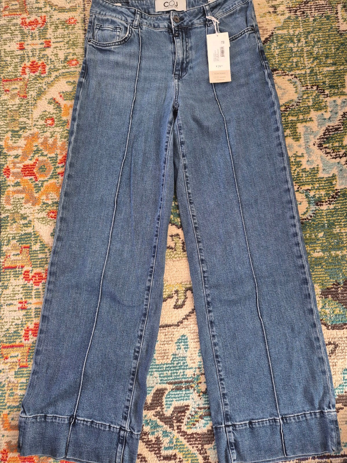 COJ Wide Leg Jeans - Maat 29x32 - Nieuw met kaartje, Blauw, Coj, Nieuw, Ophalen of Verzenden