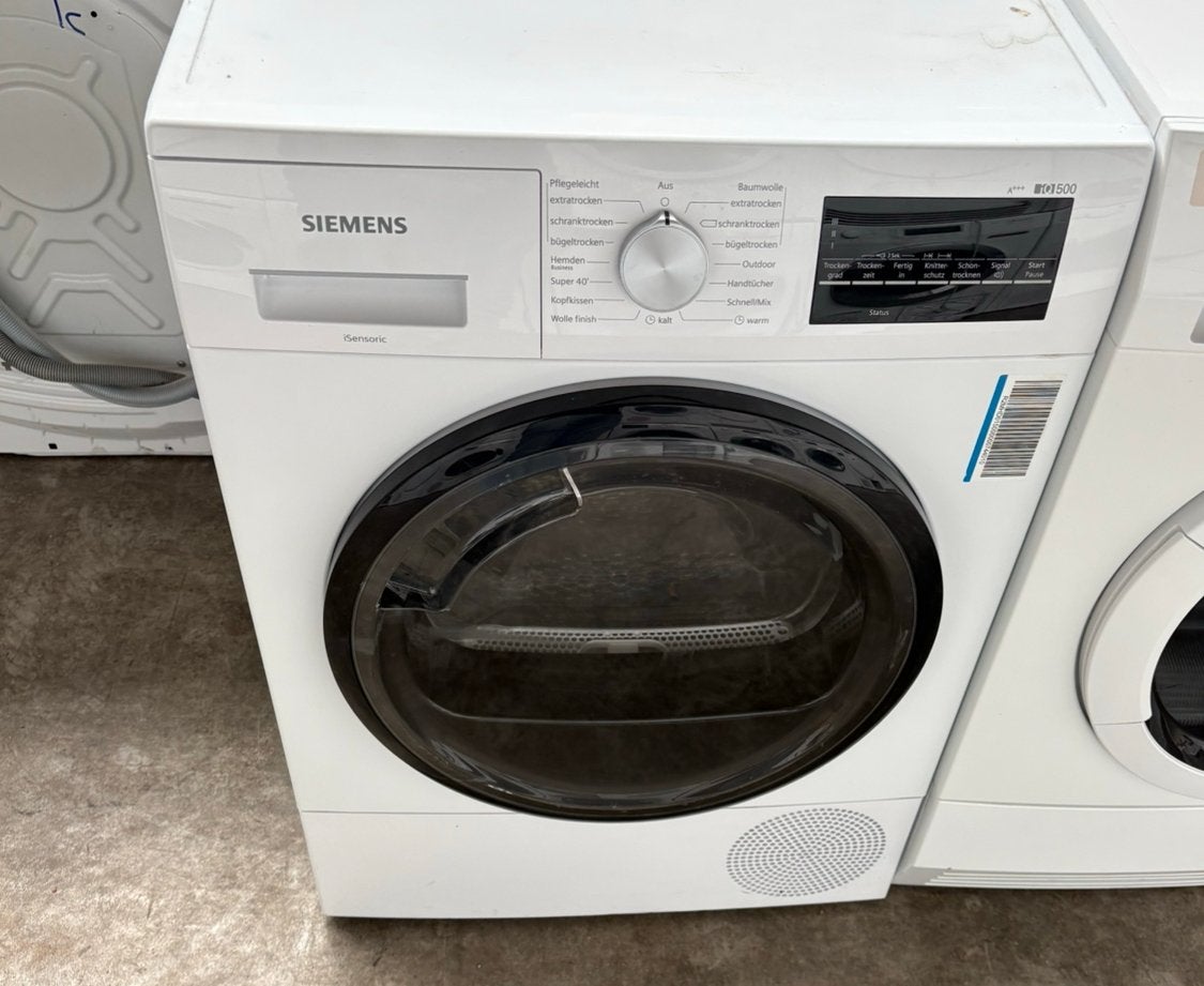 Siemens IQ500 warmtepompdroger 9KG A+++, Ophalen, Minder dan 85 cm, Overige typen, 8 tot 10 kg