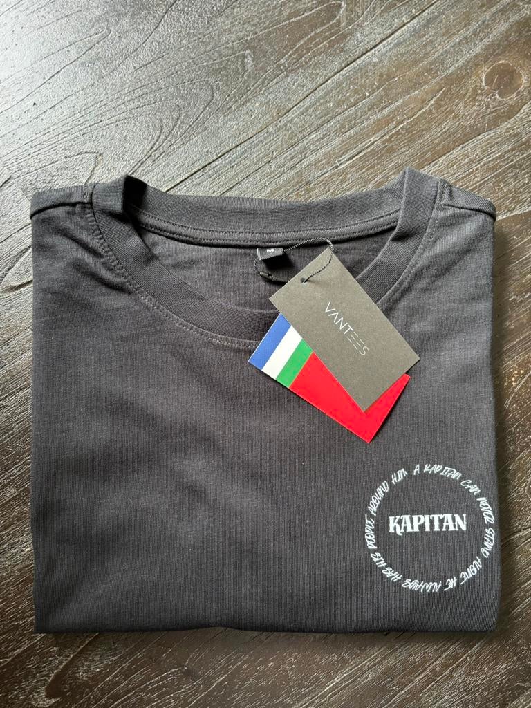 Kapitan t-shirt normal fit of oversized Maluku, Verzenden, Zo goed als nieuw, Zwart