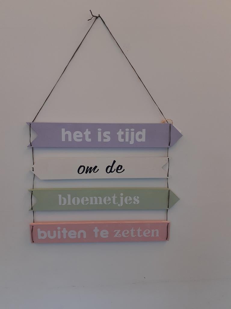 Decoratief houten borden, Hout, Meerkleurig, Ophalen of Verzenden, Landelijk