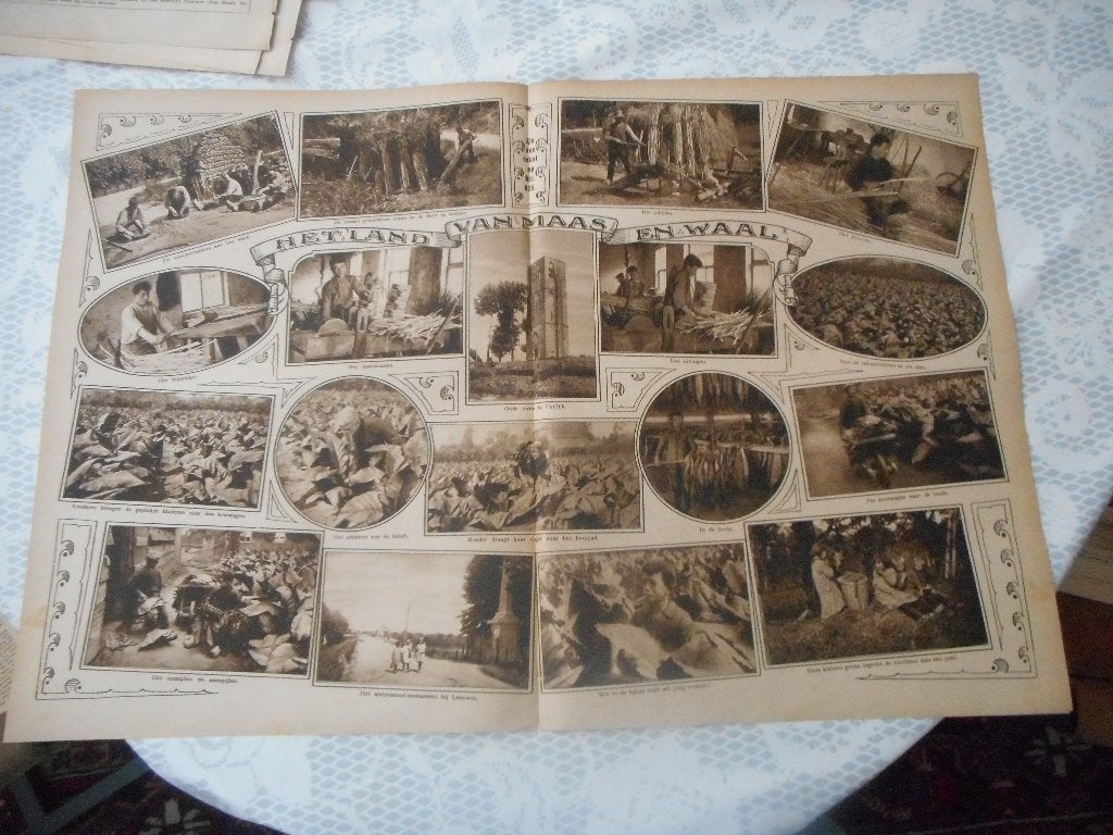 Het Land van Maas en Waal. 1924., Ophalen of Verzenden, 1920 tot 1940, Nederland, Knipsel(s)
