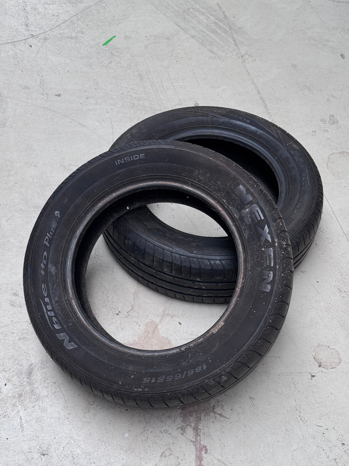 185/65R15 zomerbanden 4,4mm NEXEN 2 stuks, Ophalen, Gebruikt, 15 inch, 185 mm