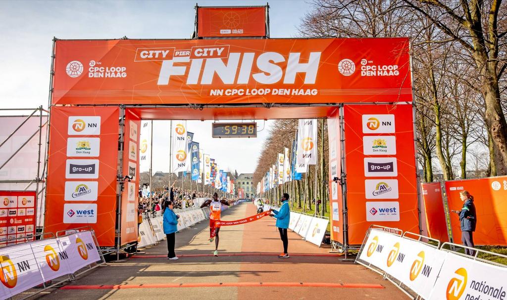 CPC Loop Den Haag Startnummer halve Marathon, Overige merken, Gebruikt, Overige typen, Ophalen of Verzenden