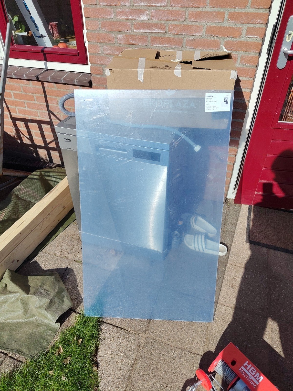 Plexiglas plaat XT helder 3 mm - 115 x 69 cm, Doe-het-zelf en Verbouw, Ophalen, Nieuw, Overige materialen, Minder dan 20 mm