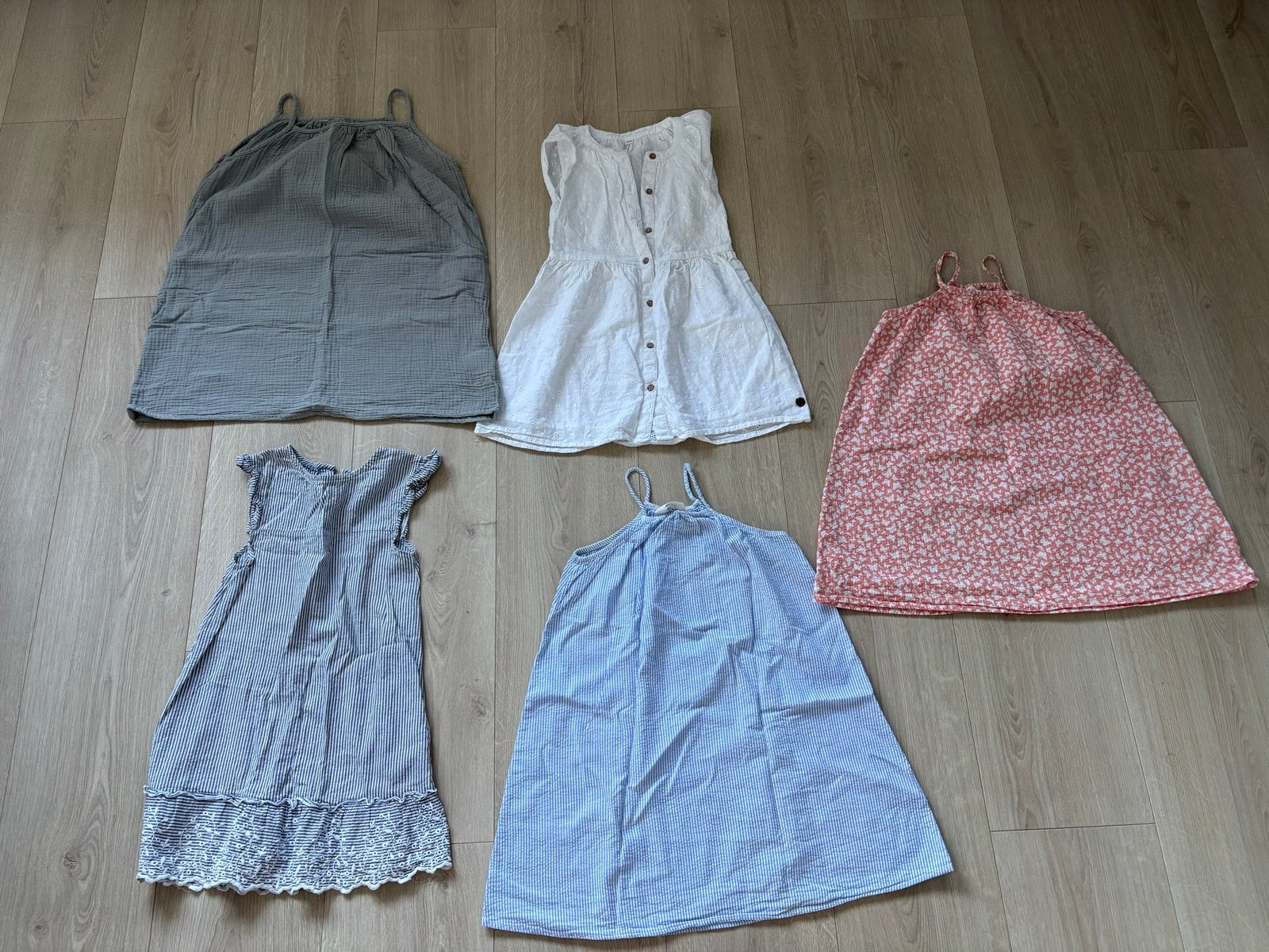 Jurkjes meisje 122-128 H&M zomerjurkjes, Kinderen en Baby's, Kinderkleding | Maat 122, Ophalen of Verzenden, Gebruikt, Meisje