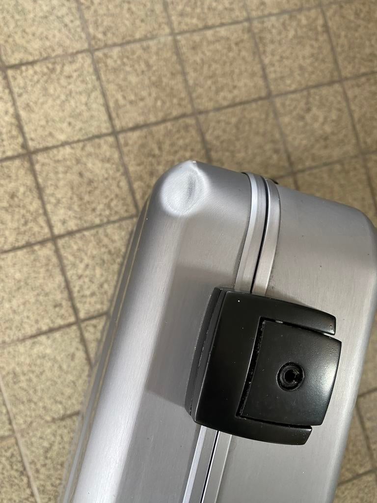 Aluminium Hama actekoffer , jaren 80, Sieraden, Tassen en Uiterlijk, Koffers, Onbekend, Slot, Minder dan 50 cm, Ophalen of Verzenden