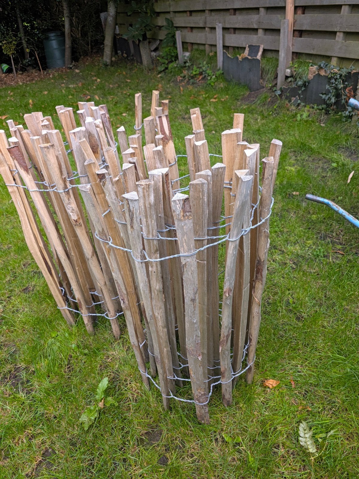 Houten hekwerk / schapen hek, Tuin en Terras, Ophalen, Zo goed als nieuw, Hout, Tuinhek