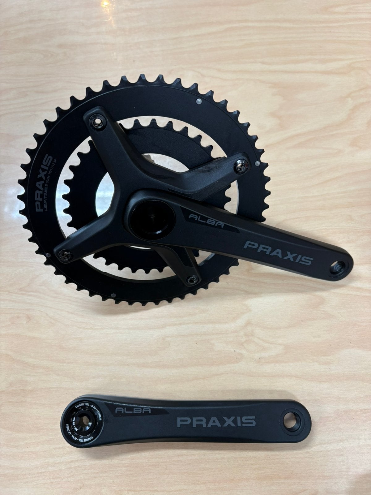Praxis Alba crankset 50-34 175L M30, Crankstel of Pedalen, Nieuw, Ophalen of Verzenden, Aluminium