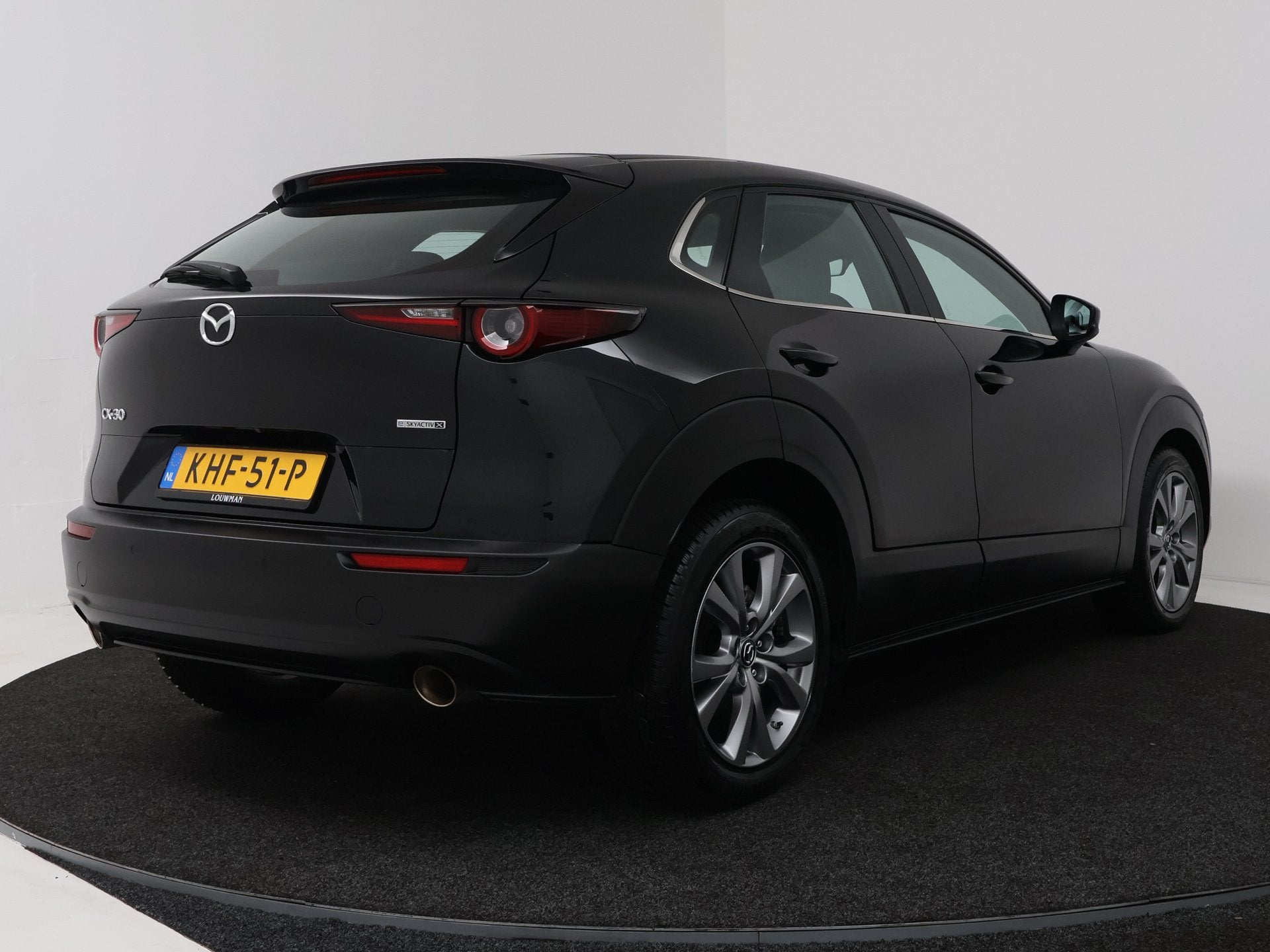 Mazda CX-30 2.0 e-SkyActiv-X M Hybrid Luxury Limited | 360 C, Gebruikt, Zwart, Leder, Bedrijf