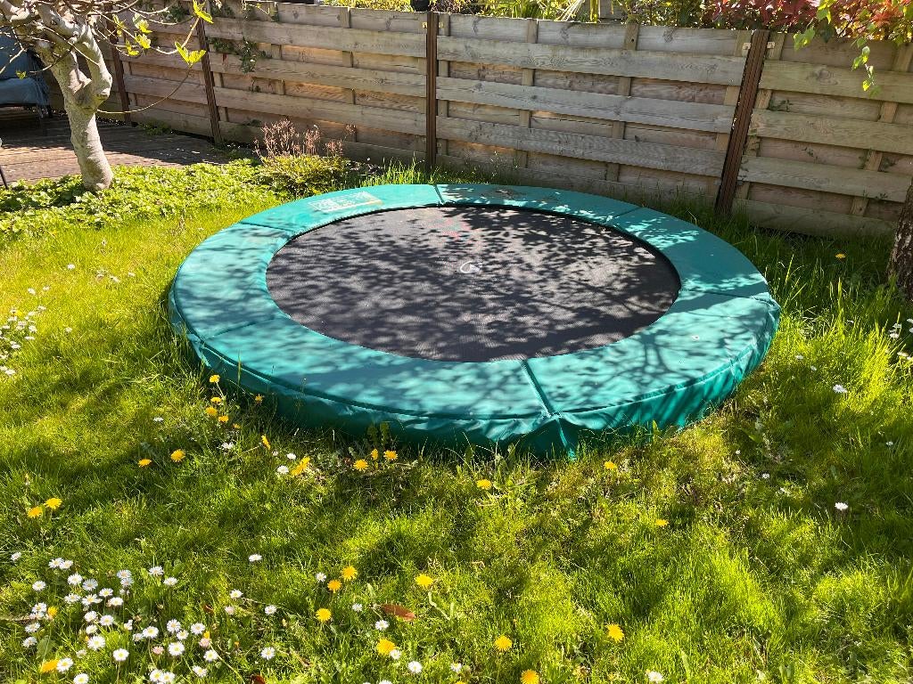 In-ground trampoline 240 cm – Magic Jump – good condition, Ophalen, Gebruikt