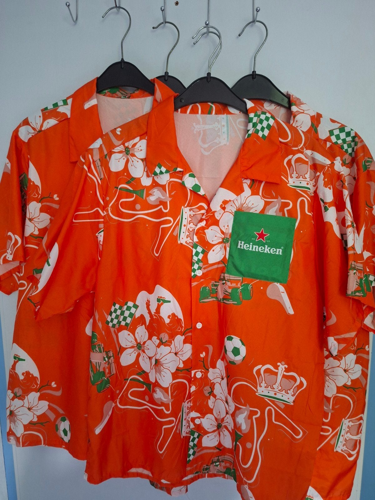 Oranje Heineken shirts, Kleding | Heren, Overige Herenkleding, Ophalen of Verzenden