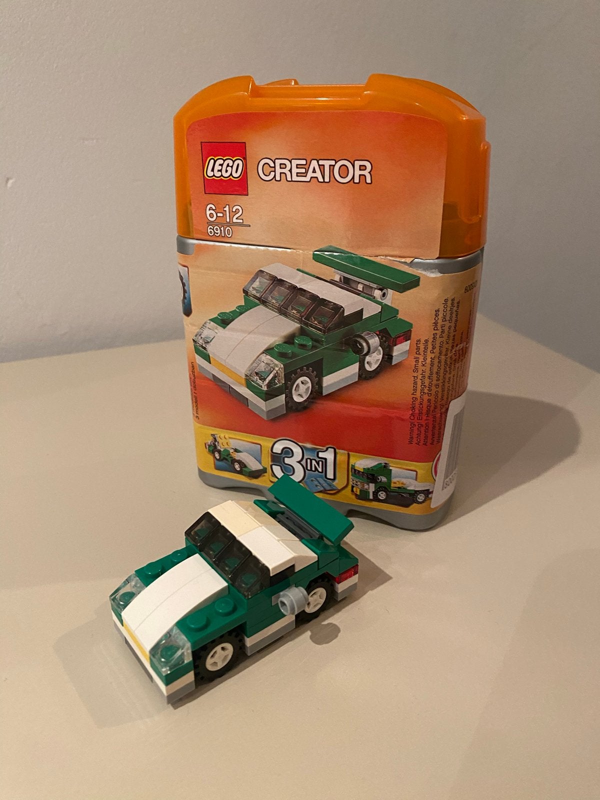 Lego Creator 6910 Mini Sportwagen 100% compleet met doos, Lego, Ophalen of Verzenden, Zo goed als nieuw, Compleet