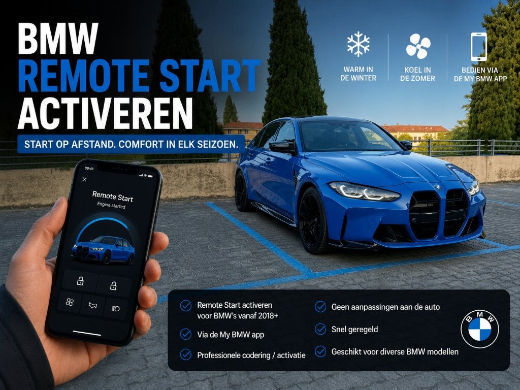 BMW Remote Start activeren | 2018+ | Geen ECU unlock nodig, Auto diversen, Ophalen