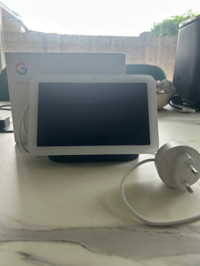 Google Nest Hub 2e Generatie, Audio, Tv en Foto, Mediaspelers, Ophalen, Zo goed als nieuw, Zonder harde schijf