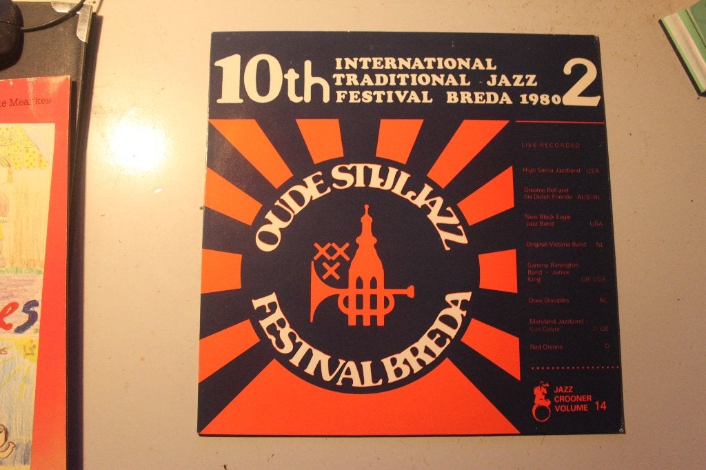 500l - lp - 10th oude stijl jazz festival breda 1980 - 2, Ophalen of Verzenden, Gebruikt, 12 inch