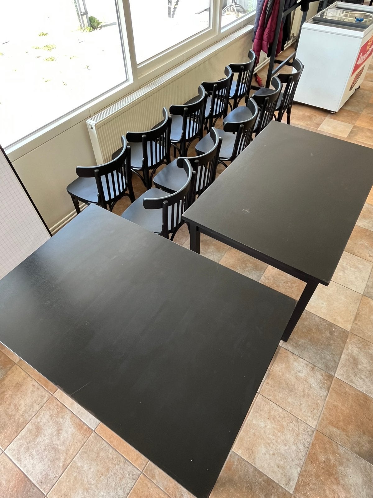Thonet cafe, mancave stoelen. 10 stuks. Ook 2 tafels. Horeca, Ophalen