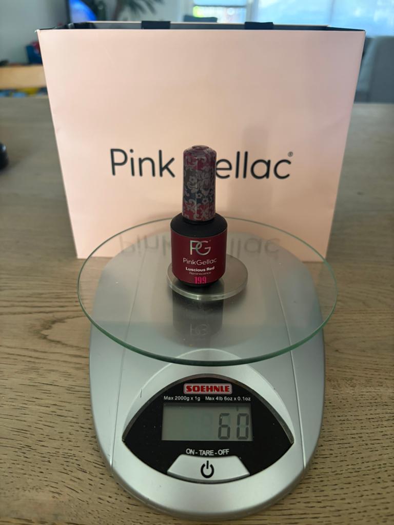 Pink Gellac 199 Luscious Red, Ophalen of Verzenden, Zo goed als nieuw, Rood, Handen en Nagels