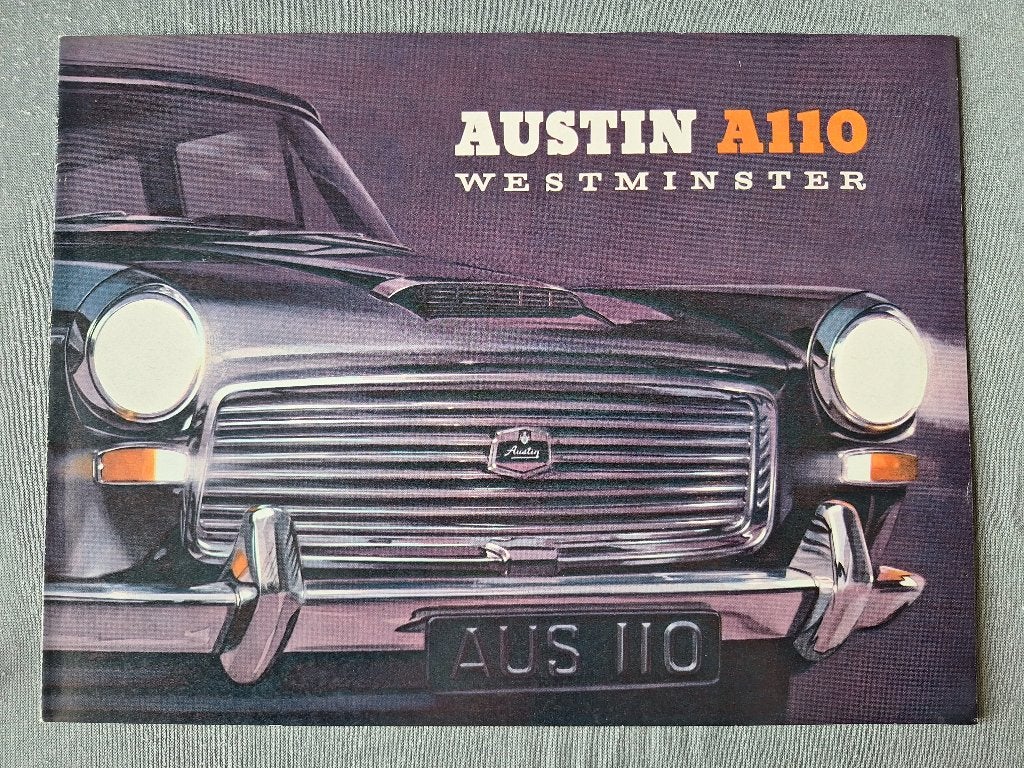 Brochure AUSTIN A110 Westminster - Engels, Verzenden, Gelezen, Overige merken