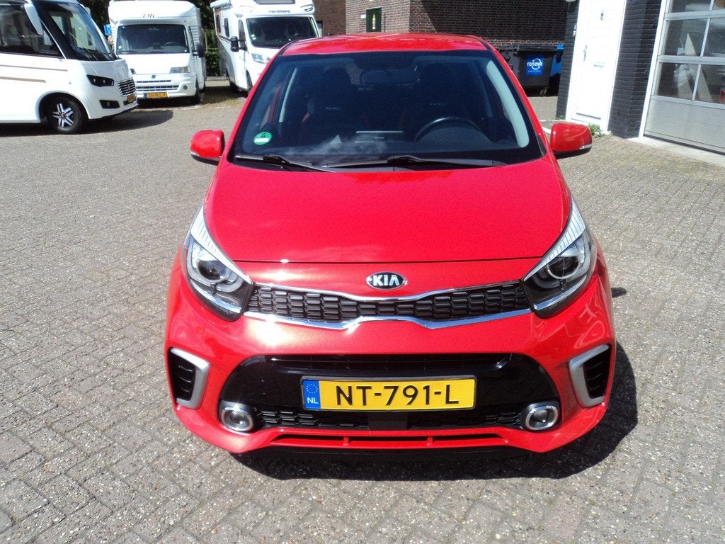 Kia Picanto 1.2 CVVT GT-Line Cruise Navi Camera Stoel/Stuur, Auto's, Voorwielaandrijving, 839 kg, 4 cilinders, Bedrijf