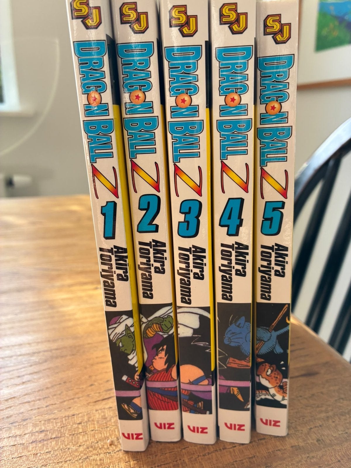 Dragon Ball Z Manga Deel 1-5 - Zo goed als nieuw, Boeken, Meerdere stripboeken, Ophalen, Zo goed als nieuw